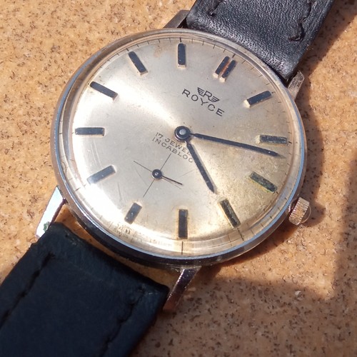 ROYCE Runde Handaufzug 33 mm Vintage klassische Armbanduhr - Bild 7 von 9