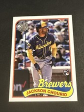 2024 Topps Update Jackson Chourio 1989 35th Ann RC #89US-44 - BREWERS-FREE SHIP2