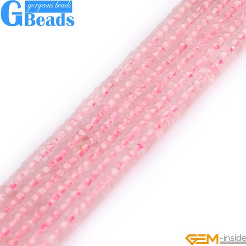 Natural Rondelle Beads Assorted Gemstone Spacer Beads Jewelry Making 2x4mm 15" - Picture 53 of 136