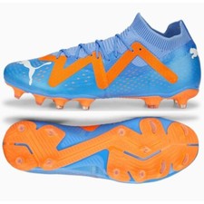 PUMA Future Match FG/AG Blue White Orange 107180-01 Men's Soccer Cleats