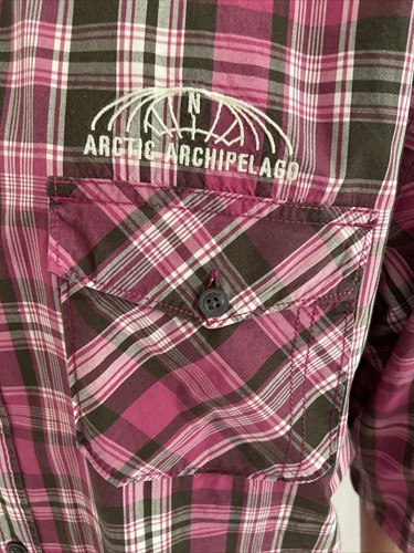 XL Esprit Shirt w Artic Archipelago Badging Business Formal Casual Wear Cotton - Picture 5 of 12