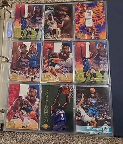 Vintage Larry Johnson 126 Card Lot In Binder - Picture 12 of 14