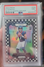 2023 Panini Prizm - Rookies Black and White Checker Prizm #339 C.J. Stroud (RC)