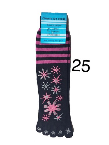 ZEHENSOCKEN - GESTREIFT BUNT KUSCHELIG & WARM - MÄDCHEN & DAMEN - HOCHWERTIG - Bild 27 von 69