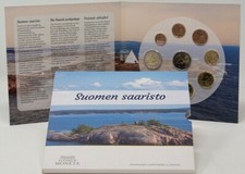 Finland 2021 year coin set from 1 cent - 2 euro total 9 coins 5,88 euro 