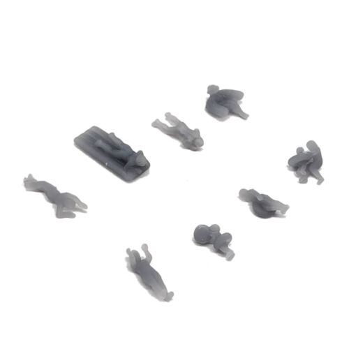 Outland Models Railway Layout Swimming / Beach People Figure Set 1:160 N Scale