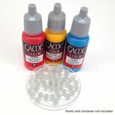 Paint Agitators Glass - Choose Qty - Mixing Balls suits Vallejo Army Painter etc