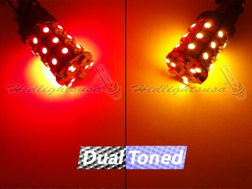 GP Xtreme 1157 2057 7528 Switchback Dual Color Red Amber Turn Tail Light Bulbs - Bild 2 von 5
