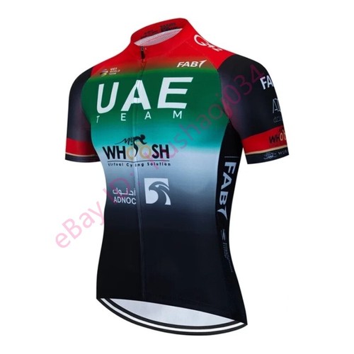 Men UAE Team Racing Cycling Jersey Set Bicycle Short Sleeve Gel Bib Shorts Kit - Picture 25 of 36