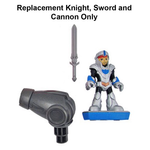 Replacement Knight, Sword and Cannon for Imaginext Apptivity Fortress Y3610 - Picture 5 of 5