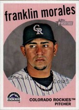2008 Topps Heritage #379 Franklin Morales Rockies  ID:51765