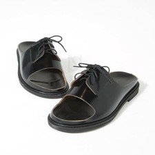NewStylish Mens Fashion Luxurious lace-up black leather slipper