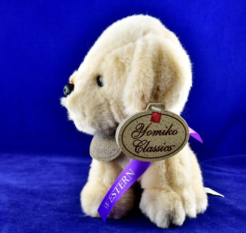 🐕Yomiko Classics Russ YELLOW LABRADOR Peluche Chien Chiot Jouet 7-1/2" Mignon avec étiquettes - Photo 3 sur 12