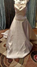 Unknown Designer Gold Wedding Gown - Size 12