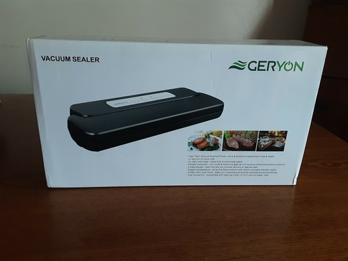 Nueva máquina selladora automática al vacío de alimentos Geryon E2800 - negra - Imagen 1 de 5