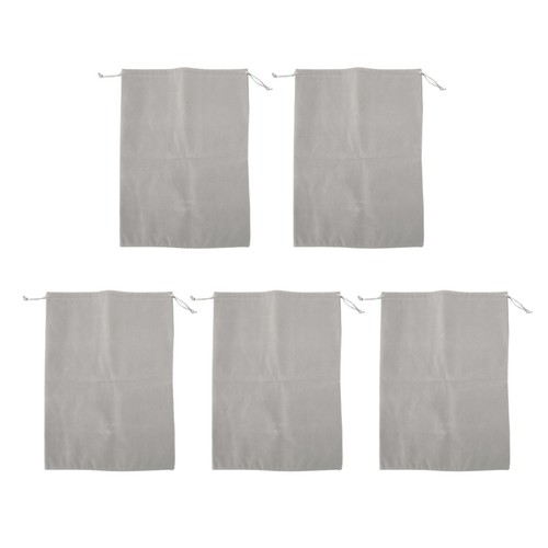 5Pcs Headphone Pouch Bag Large Capacity Drawstring Lightweight - Picture 5 of 18