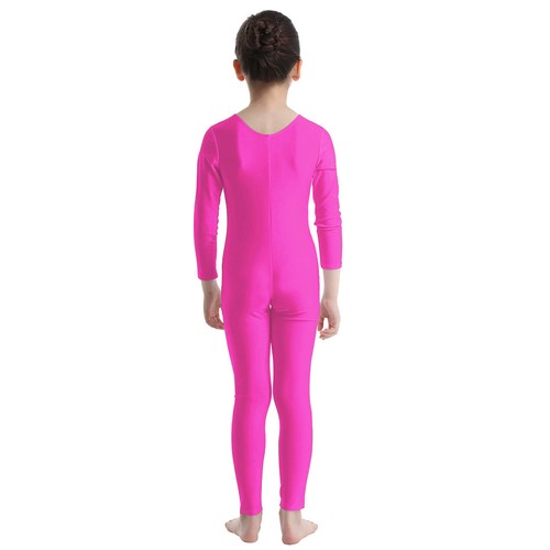DE Mädchen Trikot Tanzanzug Body Langarm Ballettanzug Tanz Gymnastik Overall - Bild 85 von 101