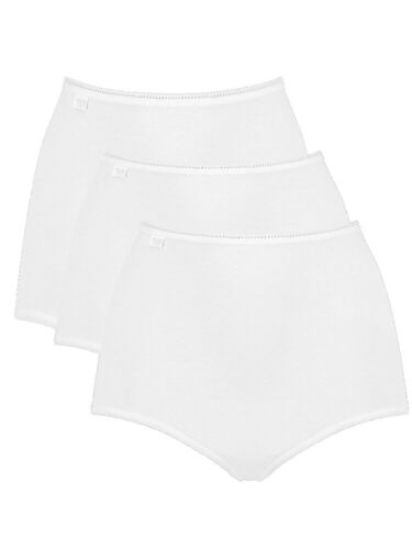 3er Pack Sloggi Maxi Slips Slips Basic+ Baumwolle High Rise Premium Comfort 12 16 - Bild 9 von 11