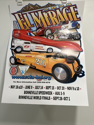 El Mirage Speed Week 2024 Poster 18  x 24 
