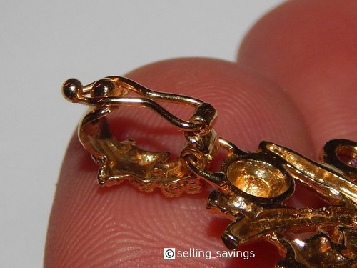 18K YELLOW GOLD TAGLIAMONTE SEA LIFE LARGE 2.7 INCH NECKLACE SLIDE / PENDANT - Picture 6 of 6