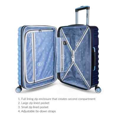 iFLY - Spectre Blue/Navy Hardside Luggage 22
