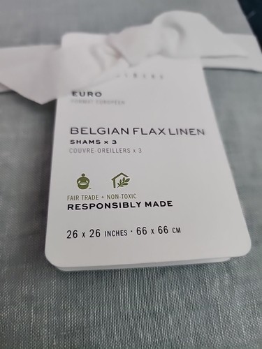 Belgian Flax Linen Shams - Picture 5 of 6