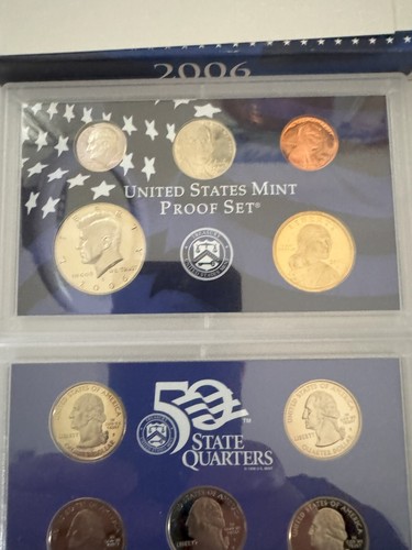 2006 U.S. Mint Proof Coin Set W/COA DP-442 - 第 3/4 張圖片