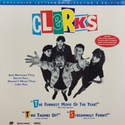 Clerks Exclusive Letterbox Director's Edition Laser Disc (Laserdisc) - 第 1/2 張圖片