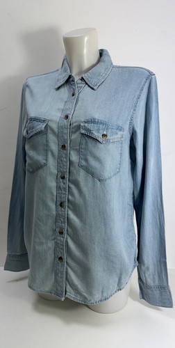 Neues Jeanshemd für Damen in drei Farben Größe 6 8 10 12 14 - Bild 17 von 21