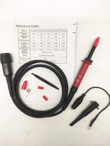 One 250MHZ Oscilloscope probes for Tektronix and HP Oscilloscope scope TX3225A - Picture 2 of 3