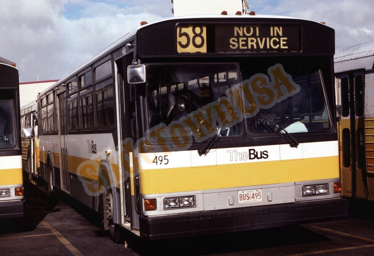 Vtg 1989 Bus Slide 58 The Bus Hawaii Y1R010 | eBay