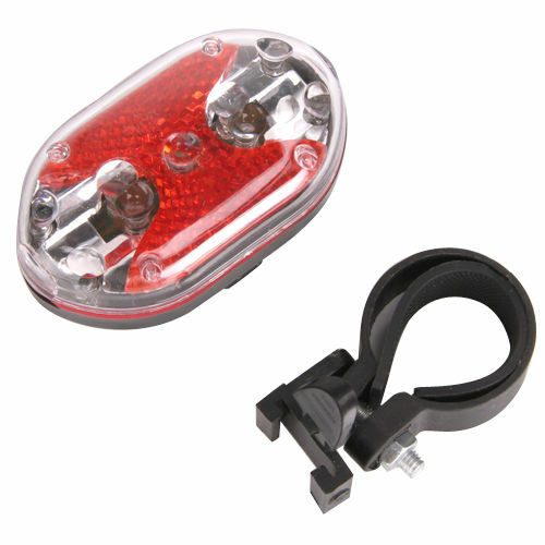 9LED Super Bright Cycling Bicycle Bike Safety Rear Tail Flashing Light Lamp - Bild 5 von 8