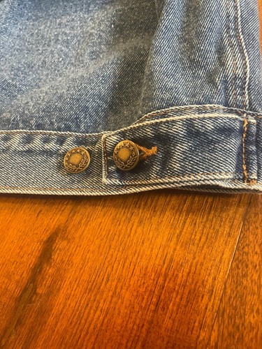 VTG Cobra Brand Jacket Size "X"  Denim   (See Measurements in Photos) Preowned - Picture 8 of 12