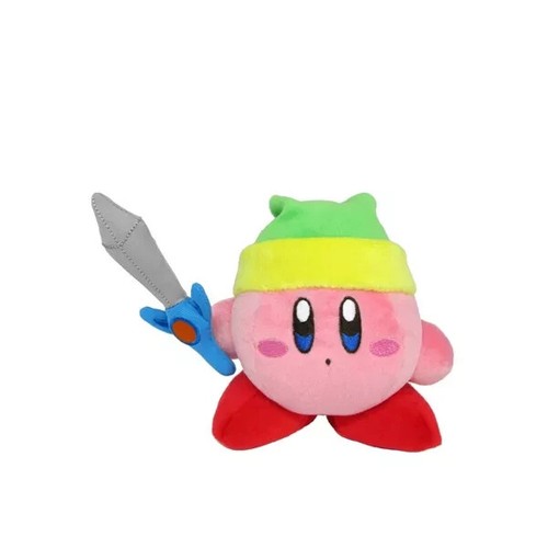 Kirby All Star Collection Little Buddy Offizieller Nintendo Plüsch 5 Zoll mit Schwert - Bild 1 von 4