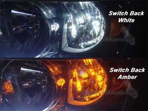GP Xtreme 7443 7444NA Switchback White Amber Turn Signal Tail Canbus Light Bulbs - Picture 5 of 9