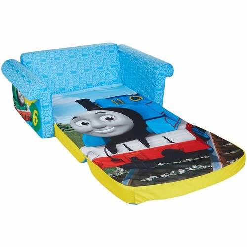 Marshmallow Möbel 2-in-1 Klappcouch Bett Kinder, Thomas Train NUR BEZUG! - Bild 2 von 3