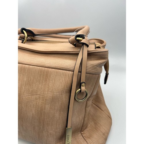 SIMPLY NOELLE DAMENHANDTASCHE FARBE HELLBRAUN GRÖSSE LARGE MIT MESSINGBESCHLÄGEN - Bild 9 von 17