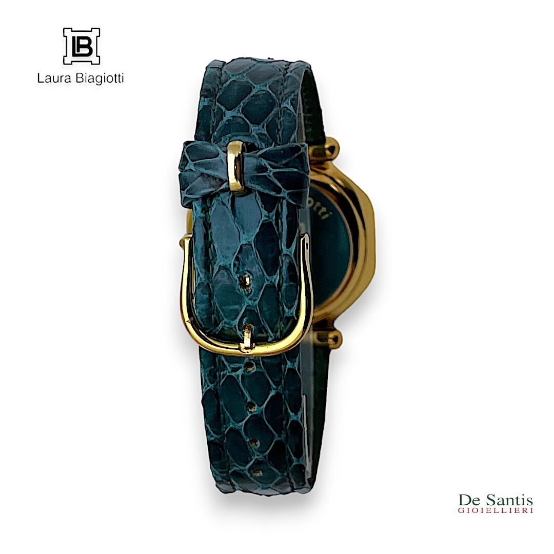 Vintage Laura Biagiotti Women\'s Quartz Green Watch Fresh Battery Pristine cond Laura Biagiotti vintage watch green dried flowers untested  main image 2
