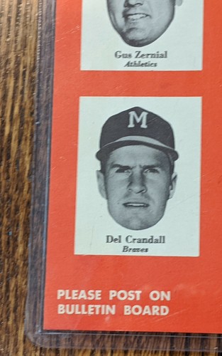 1954 Baseball Players League to Fight Muscular Dystrophy Poster 16 MLB Players - Picture 7 of 8