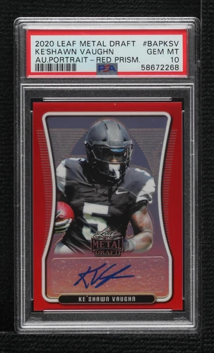 2020 Leaf Metal Draft Ke'Shawn Vaughn #BAP-KSV