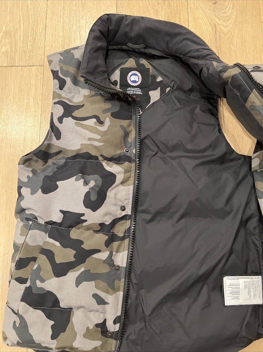 Freestyle Vest Print Canada Goose Garson Vest Camo Canada Goose
