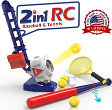 Lanzador automático de pelotas con bate para juegos deportivos al aire libre NEW