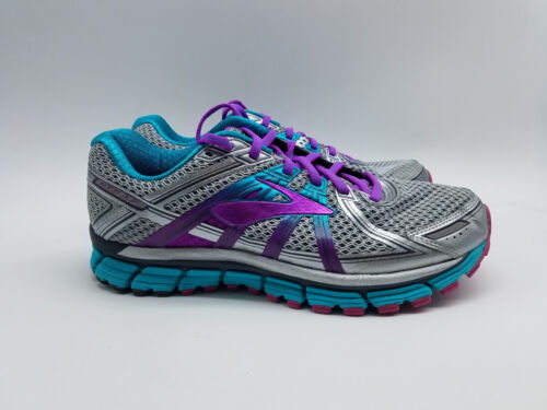 Brooks Adrenaline GTS 17 Women's Size 11 2E (Extra Wide) Running Shoes Gray - Picture 2 of 12