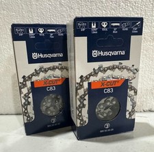 Husqvarna 585550005 X-CUT C83 32" Chainsaw Chain 3/8 .050 Gauge 105DL 2 Pack