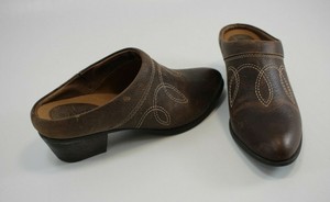 ARIAT-Western-Mule-Brown-Leather-Women-US-6-5-B
