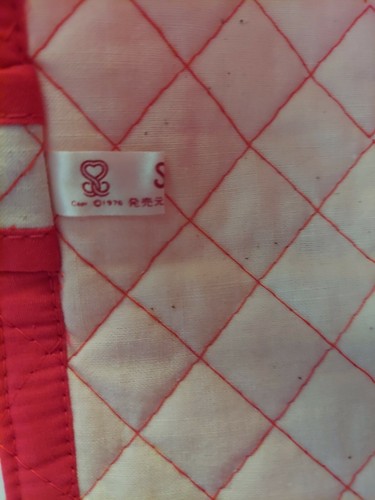 Original Sanrio Hello Kitty Retro gesteppte Shopping Schultasche Sammlerstück Vintage - Bild 6 von 9