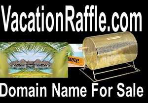 Vacation-Raffle-com-Travel-Domain-Name-For-Sale-Golf-Food-Hotel-Rooms-Win-Lucky
