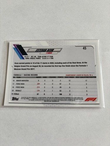 Topps chrome formula 1 F1 2021 choose your cards/wähle: Base/Insert/Refractor/RC - Bild 60 von 274
