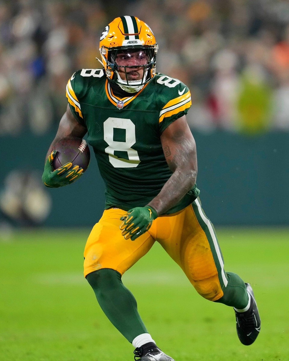 8x10 Photo JOSH JACOBS Green Bay Packers RB Pro Bowl Alabama
