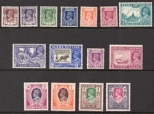 1946 Burma SC 51-65 KGVI Complete Set of 15 - MNH